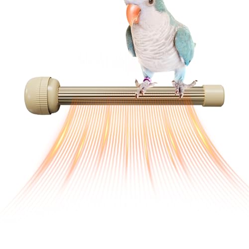Vogelheizer – beheizte Sitzstange für Papageienkäfig – Zubehör gegen Verbrennungen für Terrarien, Kleintiere, Kanarienvögel, Wellensittiche, Balkon, Nymphensittiche Vogelheizer – beheizte Sitzstange für Papageienkäfig – Zubehör gegen Verbrennungen für Terrarien, Kleintiere, Kanarienvögel, Wellensittiche, Balkon, Nymphensittiche von Glugahrif