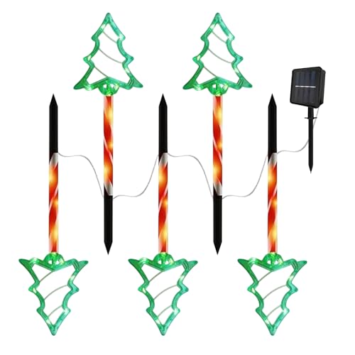 Weihnachts Solarlampen Outdoor Wasserdicht, Solar Weihnachtslichter Außenbereich, 5er Set Deko Für Gartenfiguren Landschaftsparty Winter Innenhof Weg Beleuchtung Weihnachts Solarlampen Outdoor Wasserdicht, Solar Weihnachtslichter Außenbereich, 5er Set Deko Für Gartenfiguren Landschaftsparty Winter Innenhof Weg Beleuchtung von Glugahrif