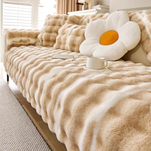 Gluhbirnen Kissenbezug, Weiche Plüsch Sofabezug, Couch überzug, Sofadecken für Sitzfläche, rutschfeste Sofa überzug 1 2 3 4 Sitzer, Flauschiger Kunstpelz Sofa Sitzkissenbezug, Hellbraun, 45 * 45CM Gluhbirnen Kissenbezug, Weiche Plüsch Sofabezug, Couch überzug, Sofadecken für Sitzfläche, rutschfeste Sofa überzug 1 2 3 4 Sitzer, Flauschiger Kunstpelz Sofa Sitzkissenbezug, Hellbraun, 45 * 45CM von Gluhbirnen
