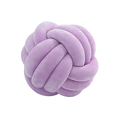 Gluhbirnen Knotenkissen, Plüsch-Kisse Knot Kissen Kopf-Kissen, Deko-Kissen, Geknotetes Kissen, Zierkissen Knoten, Knot Kopfkissen, Knoten Ball, 20cm, 6 von Gluhbirnen