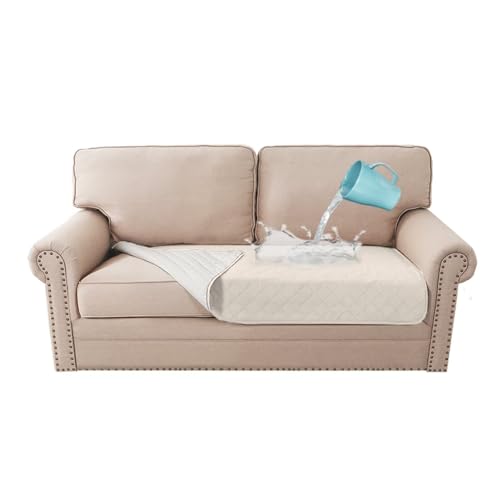 Gluhbirnen Sofaschutz Hund, Sofabezug Wasserdicht, Sofadecken für Sitzfläche, Sofa Überzug Wasserdicht, Sofaüberwurf, Geeignet für Kinder, Haustiere, Hunde, Katzen, Elfenbein, 157 * 88CM Gluhbirnen Sofaschutz Hund, Sofabezug Wasserdicht, Sofadecken für Sitzfläche, Sofa Überzug Wasserdicht, Sofaüberwurf, Geeignet für Kinder, Haustiere, Hunde, Katzen, Elfenbein, 157 * 88CM von Gluhbirnen