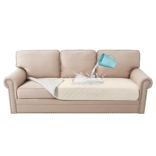Gluhbirnen Sofaschutz Hund, Sofabezug Wasserdicht, Sofadecken für Sitzfläche, Sofa Überzug Wasserdicht, Sofaüberwurf, Geeignet für Kinder, Haustiere, Hunde, Katzen, Elfenbein, 208 * 88CM Gluhbirnen Sofaschutz Hund, Sofabezug Wasserdicht, Sofadecken für Sitzfläche, Sofa Überzug Wasserdicht, Sofaüberwurf, Geeignet für Kinder, Haustiere, Hunde, Katzen, Elfenbein, 208 * 88CM von Gluhbirnen