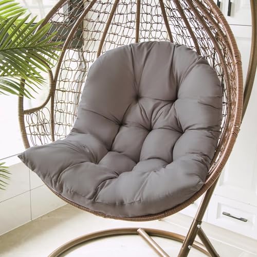 Kissen für Hängesessel, Schaukelstuhl Kissen, Hängesessel Kissen, Bequemes Kissen, Die Jacke ist zur Reinigung Abnehmbar, 100 * 80CM, Dunkelgrau Kissen für Hängesessel, Schaukelstuhl Kissen, Hängesessel Kissen, Bequemes Kissen, Die Jacke ist zur Reinigung Abnehmbar, 100 * 80CM, Dunkelgrau von Gluhbirnen