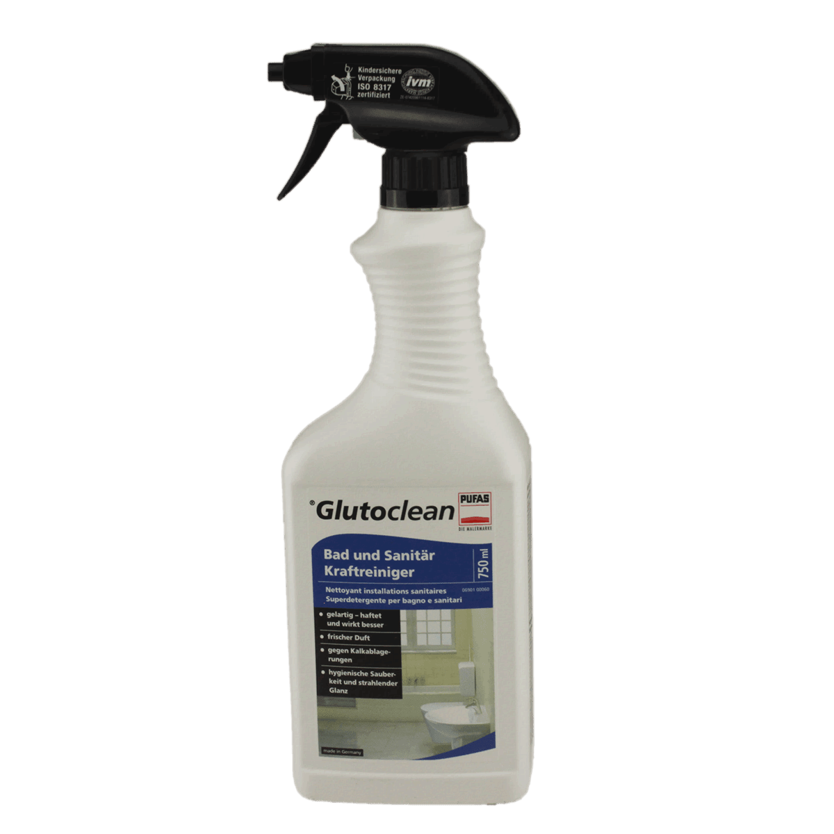 Glutoclean Bad und Sanitär Kraftreiniger Haushaltsreiniger Glutoclean Bad und Sanitär Kraftreiniger Haushaltsreiniger von Glutoclean
