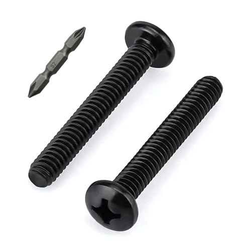 Kreuzschlitz-Maschinenschrauben, M3-0,5 x 20 mm, 304 Edelstahl 18/8, inkl. Bit, 100 Stück Glvaner von Glvaner