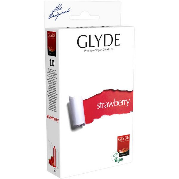 Glyde Health Kondome Glyde Ultra - Strawberry von Glyde Health