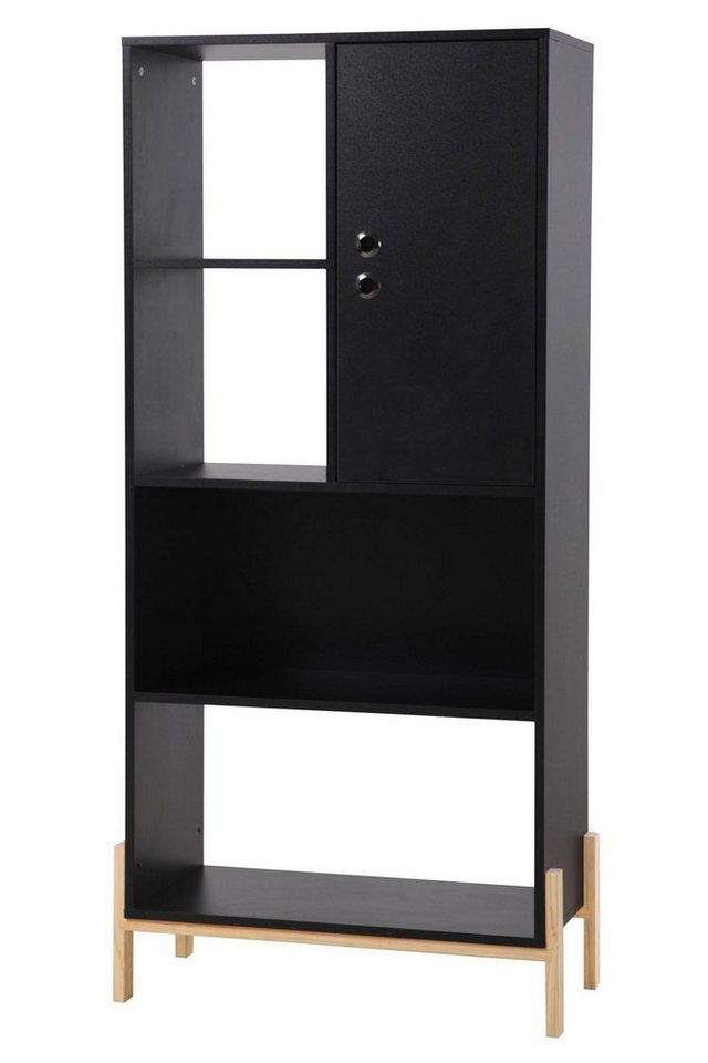GMD Living Raumteiler MAROTH, Regal in schwarz, T35,5 x B72,5 x H154 cm von GMD Living