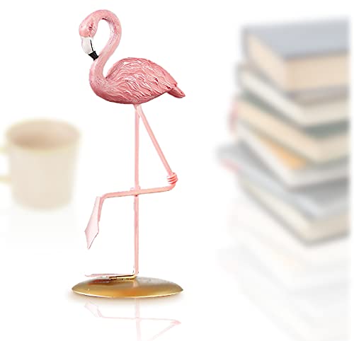 GmeDhc Flamingo Skulptur, Flamingo Ornamente, Harz Flamingo, Kreative Statuen Kreative Harz Flamingo Statue, für Auto Schreibtisch Büro Garten Balkon Hochzeit Deko von GmeDhc