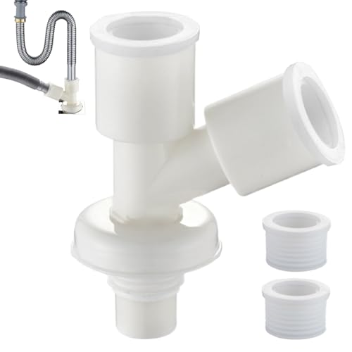 Bodenablassadapter - Abwasseranschluss - Flexibler Angriff für Waschmaschine, Waschbecken, Waschbecken, Küche, Badezimmer | Resistente PVC, Anti -Reflektor -Gerüche, hermetische Versiegelung von Gmokluytw