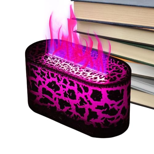 Gmokluytw Ätherisches Öl Diffuser,Flammeneffekt Aroma Diffusor - Leiser Multifunktions-Luftbefeuchter Mit Automatischer Abschaltung Für Badezimmer Yoga Keller Wohnzimmer Kinderzimmer Auto von Gmokluytw