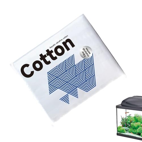 Gmokluytw Filterkissen Aquarium – Baumwolle Ultrafiltration Fischbecken | Faser Hohe Präzision | Wiederverwendbarer Wasserreinigung | Biologisches Zubehör Für Großes Aquarium Und Glas von Gmokluytw