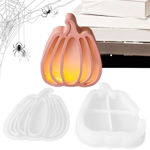 Gmokluytw Formen Für Bastelarbeiten - 2 Stück Tropfwachs Kürbisformen - Halloween Deko Atmosphärenlampe Bastelset Für Anfänger Kinder Erwachsene Zuhause Feiern Gmokluytw Formen Für Bastelarbeiten - 2 Stück Tropfwachs Kürbisformen - Halloween Deko Atmosphärenlampe Bastelset Für Anfänger Kinder Erwachsene Zuhause Feiern von Gmokluytw