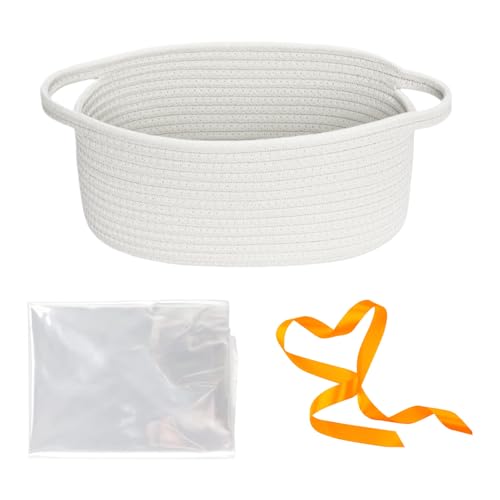 Gmokluytw Geflochtene Aufbewahrungskörbe | Leerer Korb Aus Baumwollseile Zur Aufbewahrung Von Spielzeug,Multifunktionaler Organizer Behälter Für Thanksgiving Halloween Weihnachten Wohnung Wohnheim Gmokluytw Geflochtene Aufbewahrungskörbe | Leerer Korb Aus Baumwollseile Zur Aufbewahrung Von Spielzeug,Multifunktionaler Organizer Behälter Für Thanksgiving Halloween Weihnachten Wohnung Wohnheim von Gmokluytw