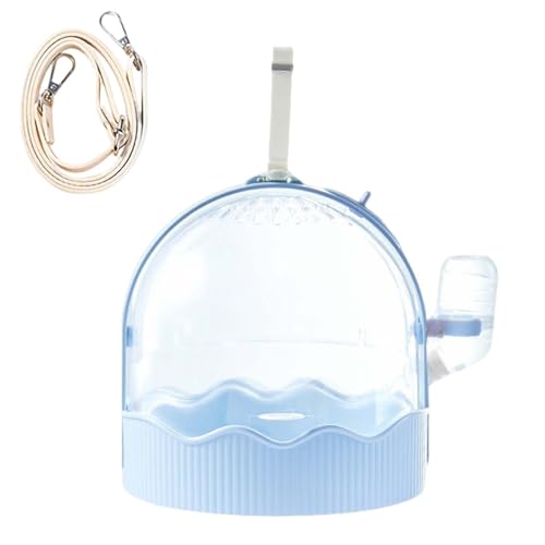 Gmokluytw Hamster Transportbox,Kleintierkäfig Mit Verstellbarem Schultergurt | Zubehör Für Zuhause Garten Innenbereich Außenbereich Freilauf Gmokluytw Hamster Transportbox,Kleintierkäfig Mit Verstellbarem Schultergurt | Zubehör Für Zuhause Garten Innenbereich Außenbereich Freilauf von Gmokluytw