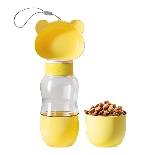 Gmokluytw Hundetrinkflasche,Trinkflasche Mit Futterbehälter - Auslaufsicherer Behälter Mit Cartoon Napf Für Camping Auto Wanderpark Zuhause Spaziergang Outdoor Abenteuer Gmokluytw Hundetrinkflasche,Trinkflasche Mit Futterbehälter - Auslaufsicherer Behälter Mit Cartoon Napf Für Camping Auto Wanderpark Zuhause Spaziergang Outdoor Abenteuer von Gmokluytw