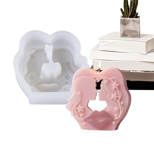 Gmokluytw Kerzenformen,Paar Seifenform | Romantisch Einfache Entformung Silicone Handwerk Form Für Epoxy Harz Gips Aromatherapie Schokolade Deko Heimdekoration Kreativprojekte Gmokluytw Kerzenformen,Paar Seifenform | Romantisch Einfache Entformung Silicone Handwerk Form Für Epoxy Harz Gips Aromatherapie Schokolade Deko Heimdekoration Kreativprojekte von Gmokluytw