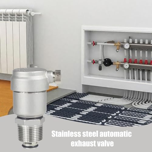 Gmokluytw Luftkompressor Ablassventil,Automatisches Entlüftungsventil | Kesselteile & Zubehör Für Poolanlagen Solar-Kälteanlagen Kompressor-Generatorabgas Marinedampf von Gmokluytw