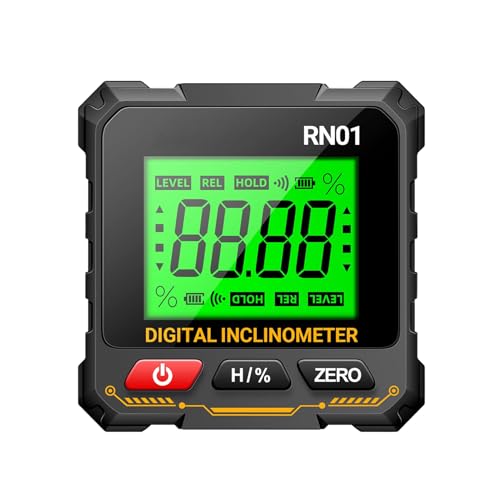 Gmokluytw Magnetischer Digitaler Winkelmesser | 4-Seitiger Starker Magnetischer Winkelprüfer - Messender Winkelmesser Für Heimwerker Bauholzverarbeitung Maschinenbau Tischlerei Gmokluytw Magnetischer Digitaler Winkelmesser | 4-Seitiger Starker Magnetischer Winkelprüfer - Messender Winkelmesser Für Heimwerker Bauholzverarbeitung Maschinenbau Tischlerei von Gmokluytw