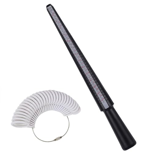Gmokluytw Ringgrößenmesser, Ringgrößenmessgerät, Ringgrößenmesser, Fingermessgerät mit vier Stäben von Gmokluytw