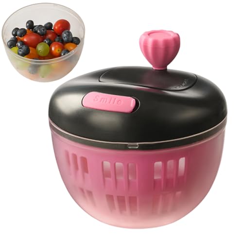 Gmokluytw Salatschleuder | Salat Entwässerer - 800ml Lebensmittel Waschschüssel Mit Sieb Reibe Und Abtropf Als Küchenwerkzeug Für Kochen Waschen Zubereitung Reise Und Gmokluytw Salatschleuder | Salat Entwässerer - 800ml Lebensmittel Waschschüssel Mit Sieb Reibe Und Abtropf Als Küchenwerkzeug Für Kochen Waschen Zubereitung Reise Und von Gmokluytw