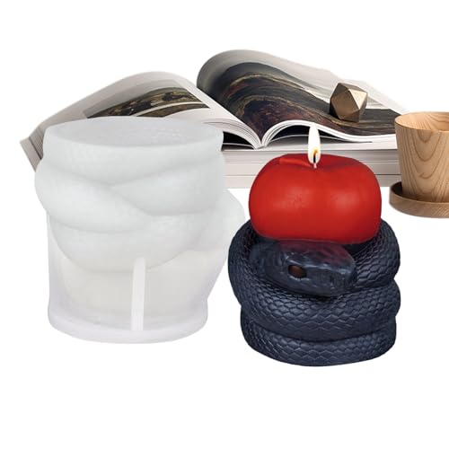 Gmokluytw Silicone Kerzenform | Schlangenform Kerzen Silikonform - Einfache Entnahme Nicht Haftend Werkzeug Seifenherstellung Zubehör Für Kreativprojekte Und Modelliermasse Gmokluytw Silicone Kerzenform | Schlangenform Kerzen Silikonform - Einfache Entnahme Nicht Haftend Werkzeug Seifenherstellung Zubehör Für Kreativprojekte Und Modelliermasse von Gmokluytw