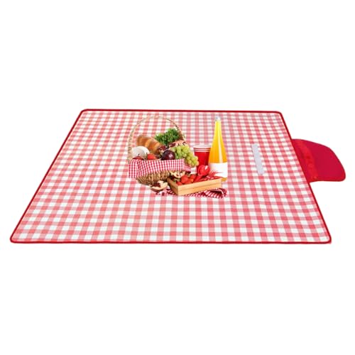 Gmokluytw Strandmatte - Picknickapis - Tragbarer Teppich | Faltbarer Campingplatzabdeckung für Garten und Reisen | Leichte und waschbare Tischdecke, sandresistente Blattdesign von Gmokluytw