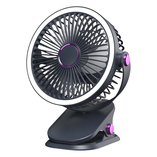 Gmokluytw Tragbarer Clip Ventilator | Tragbarer Persönlicher Ventilator Zum Einklemmen,Wiederaufladbar Mit 5 Geschwindigkeitsstufen, Zu Hause Im Büro Unterwegs Gmokluytw Tragbarer Clip Ventilator | Tragbarer Persönlicher Ventilator Zum Einklemmen,Wiederaufladbar Mit 5 Geschwindigkeitsstufen, Zu Hause Im Büro Unterwegs von Gmokluytw