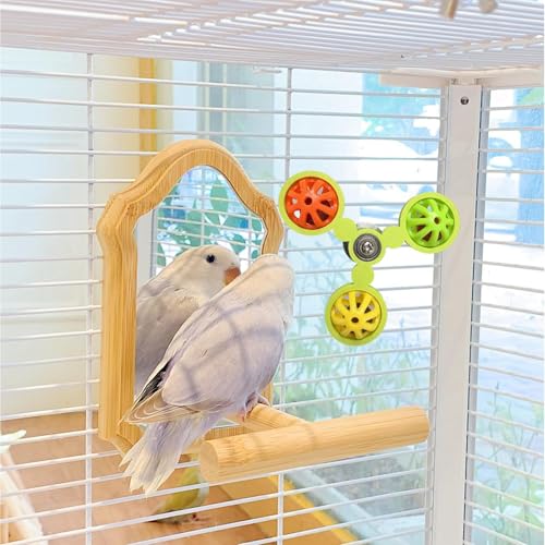 Gmokluytw Vogelspielzeug Für Papageien - Bunte Glockenkugel Für Wellensittiche - Interaktiv Spielzeug Zur Bewegung Und Gegen Langeweile Für Sittiche Kakadus Haustierbesitzer Gmokluytw Vogelspielzeug Für Papageien - Bunte Glockenkugel Für Wellensittiche - Interaktiv Spielzeug Zur Bewegung Und Gegen Langeweile Für Sittiche Kakadus Haustierbesitzer von Gmokluytw