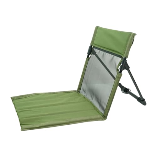 Klappbarer Campingstuhl – Leichter Sitz Mit Atmungsaktiver Rückenlehne – Bequemes Kissen Und Aufbewahrungstasche – Tragbare Strandmatte – Für Garten, Wandern, Angeln, Camping, Terrasse, Picknick von Gmokluytw