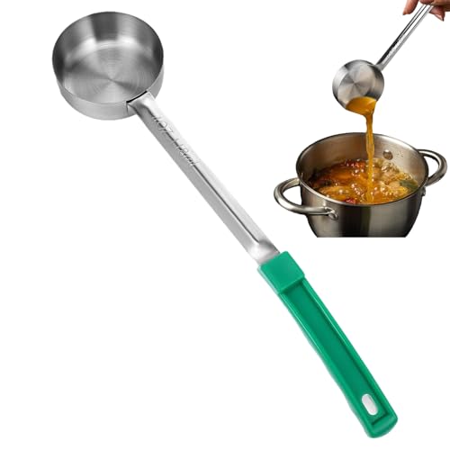 Portion Control Servierlöffel – 4oz Edelstahl Langer Griff | Solide Und Lochversion | Pizzasaucen Schöpflöffel Für Diäten Gewichtsverlust Bariatrisch Buffet Restaurant Küchenhelfer Portion Control Servierlöffel – 4oz Edelstahl Langer Griff | Solide Und Lochversion | Pizzasaucen Schöpflöffel Für Diäten Gewichtsverlust Bariatrisch Buffet Restaurant Küchenhelfer von Gmokluytw