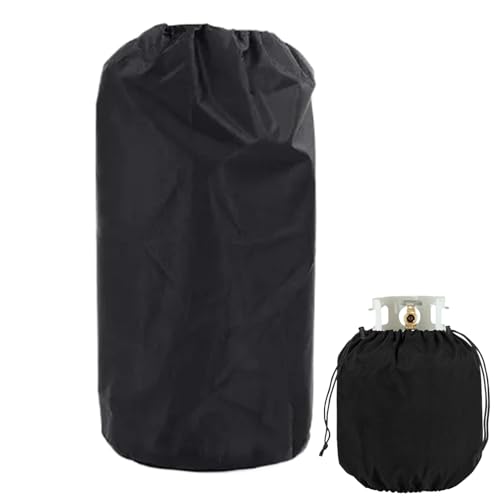 Propangas Tank Abdeckung – Wasserdicht 210D Oxford Gasflaschen Schutz | Wetterfest UV Sonnen Schild | Verstellbare Kordel Camping Terrasse Grill Outdoor Lager Abdeckung von Gmokluytw