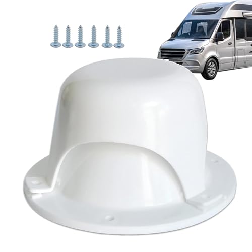RV Plumbing Vent Cap – Roof Vent Cover Replacement – Sealed Design To Block Wind And Rain – Easy Install White Vent Lid With Screws For Trailer Motorhome Roof Exhaust Airflow Ventilation RV Plumbing Vent Cap – Roof Vent Cover Replacement – Sealed Design To Block Wind And Rain – Easy Install White Vent Lid With Screws For Trailer Motorhome Roof Exhaust Airflow Ventilation von Gmokluytw