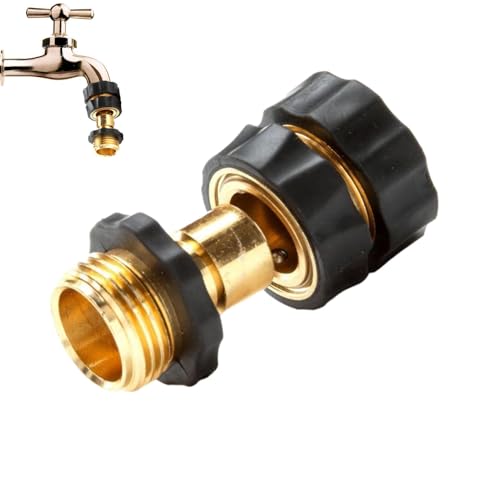Rapid Connector Garden Tube - 3/4 Europäischer Standardangriff | ABS Aluminium League Wasserpistole | Anodierte Anti -Rust -Anpassung | Einfaches Bewässerungszubehör für Garten und Gemüsegarten von Gmokluytw
