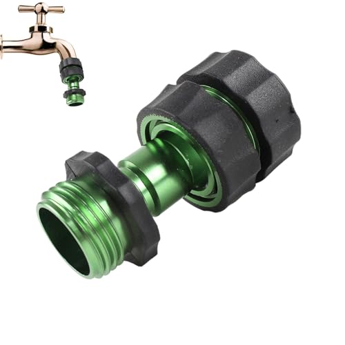 Rapid Connector Garden Tube - 3/4 Europäischer Standardangriff | ABS Aluminium League Wasserpistole | Anodierte Anti -Rust -Anpassung | Einfaches Bewässerungszubehör für Garten und Gemüsegarten von Gmokluytw