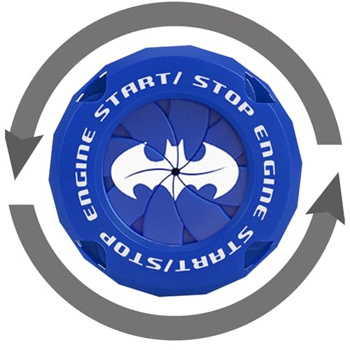 Startknopf Abdeckung Auto – Zündschalter Cover – Motor Start Stop – Spin-Art Design | Universalgröße | ABS Material | Selbstklebend | Tuning Zubehör Für PKW SUV LKW Motorrad Startknopf Abdeckung Auto – Zündschalter Cover – Motor Start Stop – Spin-Art Design | Universalgröße | ABS Material | Selbstklebend | Tuning Zubehör Für PKW SUV LKW Motorrad von Gmokluytw