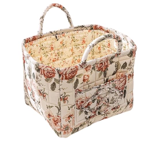 Stoffspeicherkorb - Bohemian Waundry Hamper - Faltbarer Baumwoll -Organizer Mülleimer Mit Griffen - Dekorative Tragbare Tasche Für Kleidung, Spielzeug, Bücher, Bad, Schlafzimmer, Wohnheim, Eingang, Wo Stoffspeicherkorb - Bohemian Waundry Hamper - Faltbarer Baumwoll -Organizer Mülleimer Mit Griffen - Dekorative Tragbare Tasche Für Kleidung, Spielzeug, Bücher, Bad, Schlafzimmer, Wohnheim, Eingang, Wo von Gmokluytw