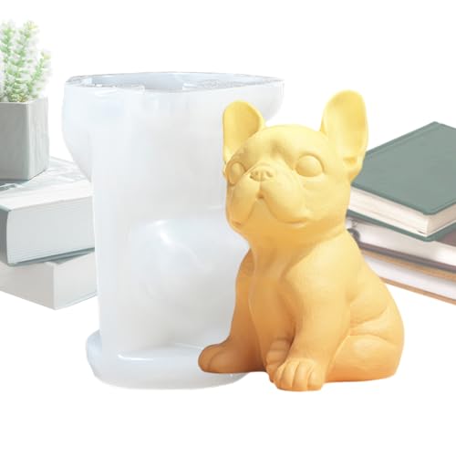 Tierkerzenform - 3D -Chat -Hund Silikonform | Machen Sie Candle Welpen Chaton | Kreative Schimmelpilzdekoration Kerze | Aromatherapie Candle | Hilfshaushandwerk Accessoire von Gmokluytw