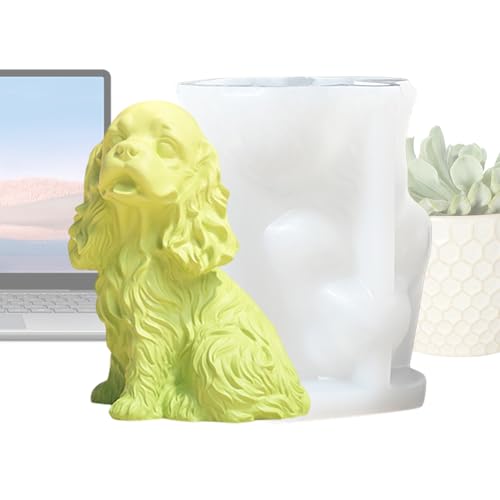 Tierkerzenform - 3D -Chat -Hund Silikonform | Machen Sie Candle Welpen Chaton | Kreative Schimmelpilzdekoration Kerze | Aromatherapie Candle | Hilfshaushandwerk Accessoire von Gmokluytw