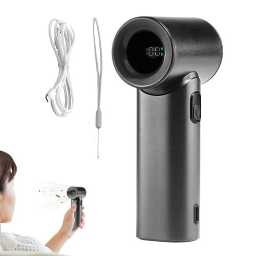 Tragbarer Mini -Handheld -Lüfter mit 5 Geschwindigkeiten - USB -schärfbarer 3 -in -1 -persönlicher Kühler (Handheld, Tisch oder Aufhängen) - Leichter Nackenventilator für Reisen, , Camping, Büro von Gmokluytw