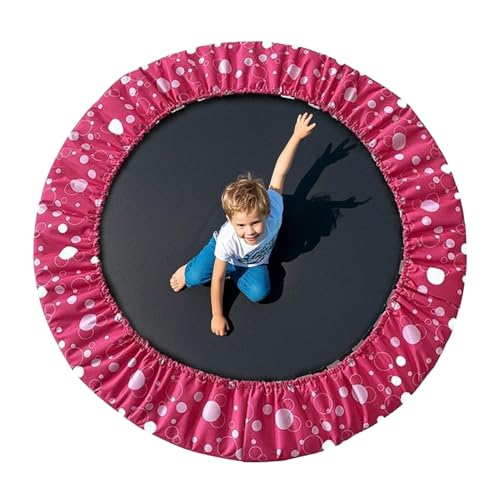 Trampolinabdeckung – Ersatzplane Wasserdicht Aus Oxford-Gewebe | Sicherheitsabdeckung Für Trampolin Kinder Und Erwachsene | Robuste Federabdeckung Für Zuhause, Fitnessstudio Und Garten 36–60 Zoll von Gmokluytw