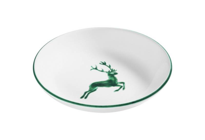 Gmundner Keramik Speiseteller Suppenteller Cup Hirsch von Gmundner Keramik