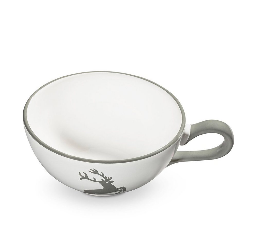 Gmundner Keramik Tasse Gmundner Keramik Teetasse Cup 0,17l Hirsch, * Glasierte Keramik * natürliche Rohstoffe und nachhaltige Produktion * Handgemacht in Österreich seit 1492 * Jedes Teil ist ein Unikat Du hast Dich in der Vergangenheit bereits für einen roten Hirschen entschieden? Achten auf die Stempelfarbe auf der Bodenunterseite, die gibt dir die Sicherheit um welchen roten Hirschen es sich handelt: * Stempelfarbe rot = Rubinroter Hirsch (kräftiges leuchtendes Rot, wie Rotgeflammt) * Stempelfarbe schwarz = Bordeauxroter Hirsch (leicht ins violett übergehender Farbton, Weinrot) von Gmundner Keramik