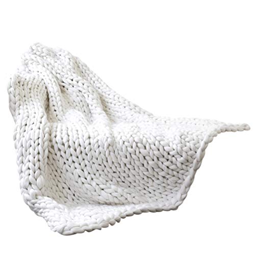 Grob Gestrickte Decke, Wolldecke Strickdecke Tagesdecke Überwurf Handgefertigt Haustier Bett Stuhl Sofa Super großen Arm Stricken Kuscheldecke sperrige Home Decor Geschenk von Gmuret