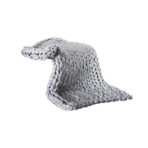 Grob Gestrickte Decke, Wolldecke Strickdecke Tagesdecke Überwurf Handgefertigt Haustier Bett Stuhl Sofa Super großen Arm Stricken Kuscheldecke sperrige Home Decor Geschenk von Gmuret