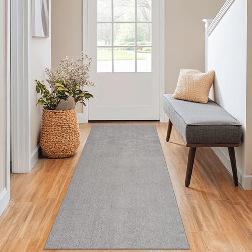 Teppich Läufer Flur Küche 40 x 140 cm rutschfest Waschbar Grau Küchenläufer Teppichläufer Kurzflor Korridor Teppich Läufer Meterware Anpassbar Küchenteppich für Schlafzimmer Wäscherei Eingang Teppich Läufer Flur Küche 40 x 140 cm rutschfest Waschbar Grau Küchenläufer Teppichläufer Kurzflor Korridor Teppich Läufer Meterware Anpassbar Küchenteppich für Schlafzimmer Wäscherei Eingang von GmyoieqI