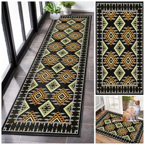 Teppich Läufer Flur Lang Modern Kücheteppich Rutschfest Waschbar Teppichläufer Flur Schmutzfangmatte Küchenläufer Meterware Korridor Eingang Flurläufer Schlafzimmer Wohnzimmer Treppen 40 x 60 cm Teppich Läufer Flur Lang Modern Kücheteppich Rutschfest Waschbar Teppichläufer Flur Schmutzfangmatte Küchenläufer Meterware Korridor Eingang Flurläufer Schlafzimmer Wohnzimmer Treppen 40 x 60 cm von GmyoieqI
