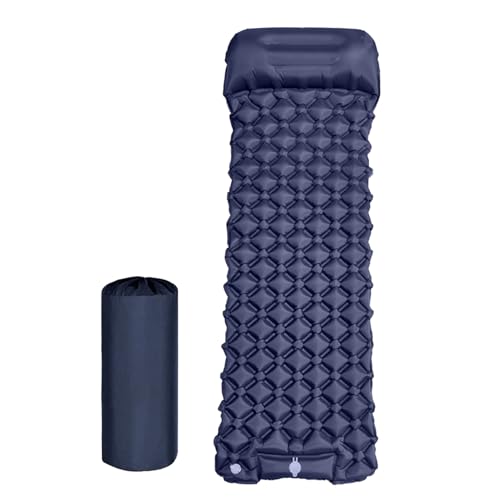 Wasserdichte aufblasbare Camping Isomatte | Aufblasbare Luftmatratze - Outdoor Faltbare Campingmatte für Rucksackreisen, Wandern, Einzelperson von Gnaillxc