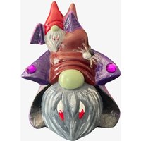 Vampir Halloween Keramik Gnome, Gruseliger Gartenzwerg, Dekor von GnomeLoversUnited