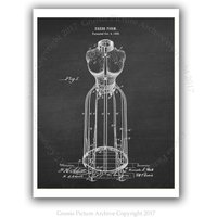Dress Form Patent Kunstdruck, Nähzimmer Dekor Dress Form Patent Kunstdruck, Nähzimmer Dekor von GnosisCollageArt