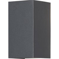 Gnosjö Konstsmide AL LED-Wandleuchte anth/alu lackiert 7871-370 von Gnosjö